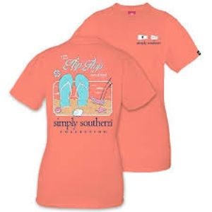 ⚠️LOWEST PRICE⚠️Orange SS flip flop shirt